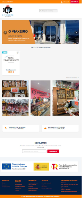 Ejemplo de Tienda online 1