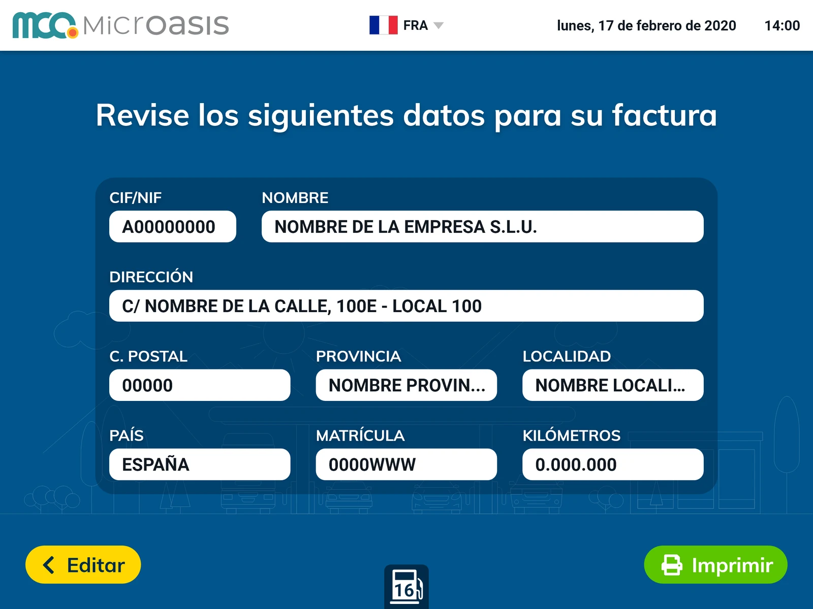 5. Datos de Facturación y NIF